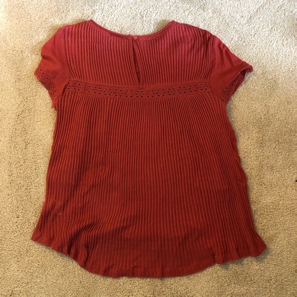 Rust/orange colored blouse - Picture 2 of 4